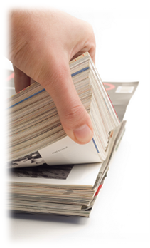Tijdschriften met hand